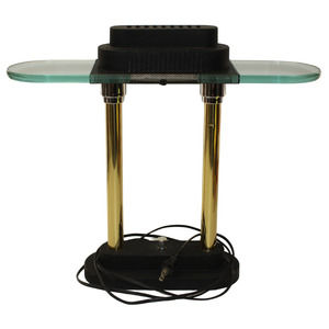 Vintage Postmodern Bankers Memphis Lamp Robert Sonneman for George Kovacs 1980s